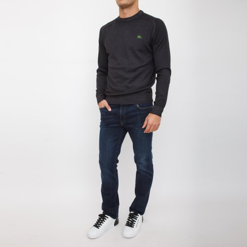 Мужской свитер ETRO C-NECK GRIGIO