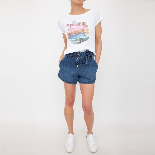 Жіночі шорти LIU JO PANTS BLU DENIM