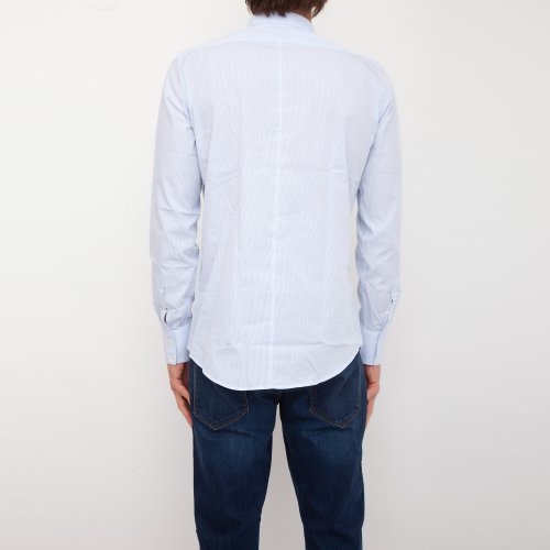 Мужская рубашка с длинным рукавом LIU JO CAMICIA AZZURRO