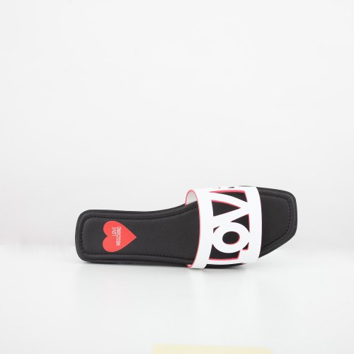 Жіночі шльопанці LOVE MOSCHINO SABOTD.KARL20 BIANCO