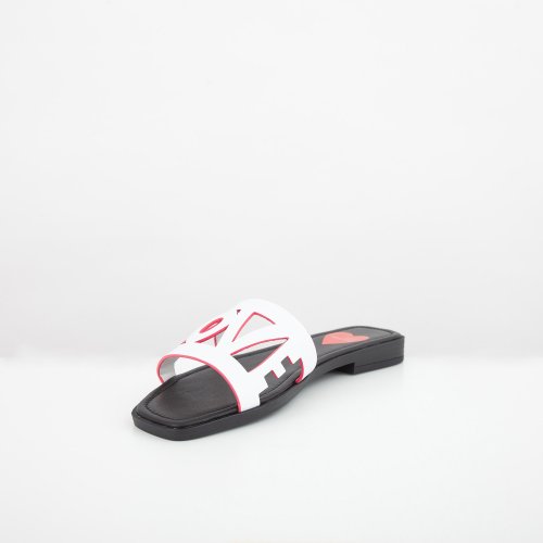 Жіночі шльопанці LOVE MOSCHINO SABOTD.KARL20 BIANCO