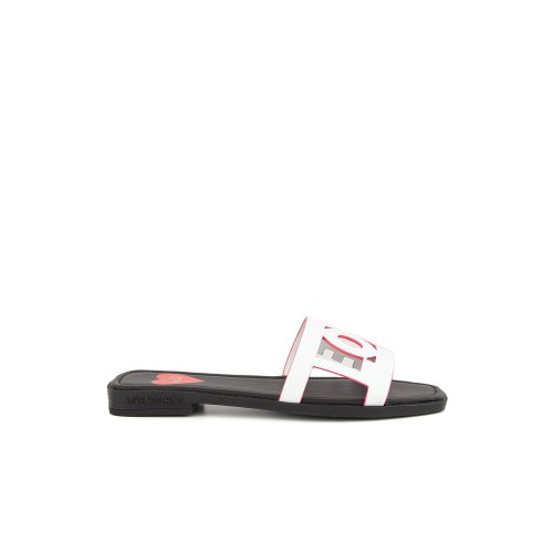 Жіночі шльопанці LOVE MOSCHINO SABOTD.KARL20 BIANCO