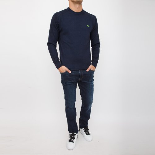 Чоловічий светр ETRO C-NECK BLU