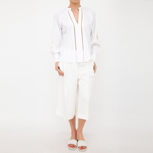 Женская блузка TWIN-SET BLUSA BIANCO