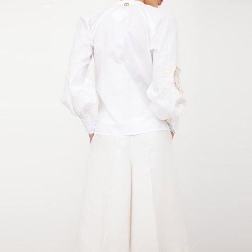 Женская блузка TWIN-SET BLUSA BIANCO