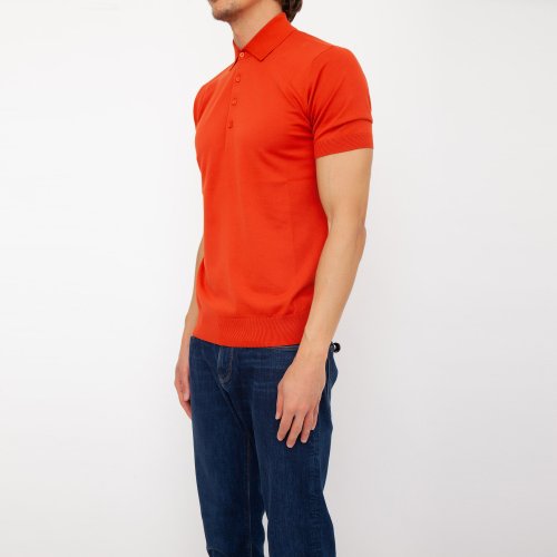 Чоловіче поло PAOLO PECORA Maglia A Polo ARANCIONE