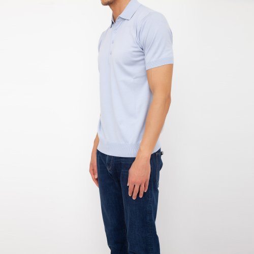 Чоловіче поло PAOLO PECORA Maglia A Polo AZZURRO