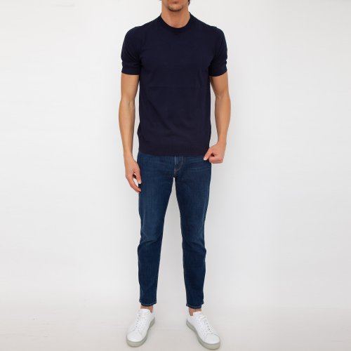Чоловічий светр PAOLO PECORA Maglia Girocollo BLU