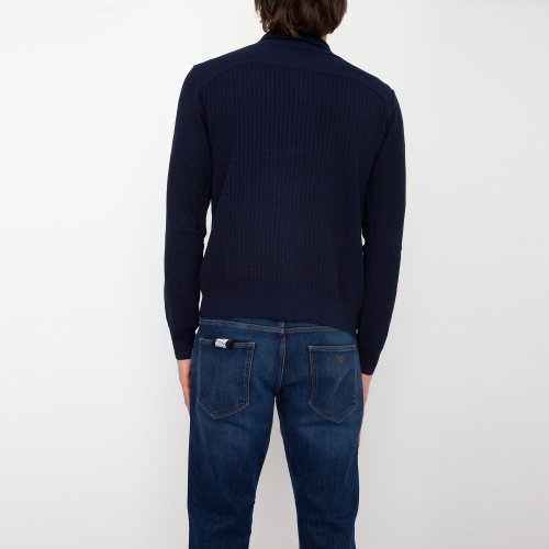 Мужской кардиган PAOLO PECORA Maglia Cardigan BLU