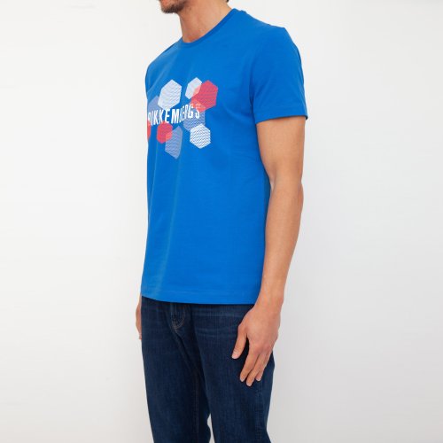 Чоловіча футболка BIKKEMBERGS MAGLIETTA BLU