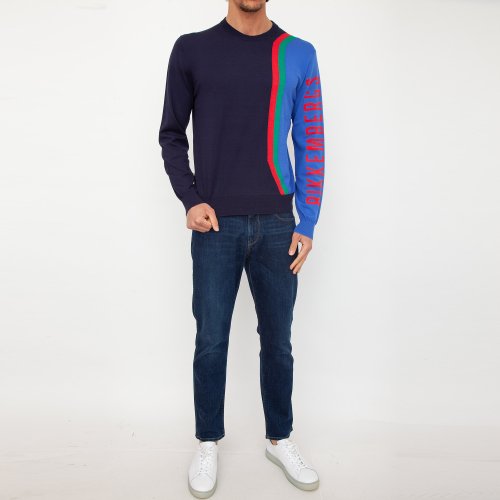 Мужской свитер BIKKEMBERGS MAGLIA BLU