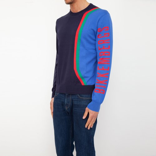 Мужской свитер BIKKEMBERGS MAGLIA BLU