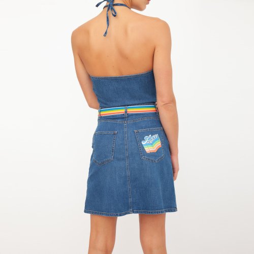Женское платье LOVE MOSCHINO VESTITO BLU DENIM