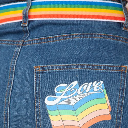 Женское платье LOVE MOSCHINO VESTITO BLU DENIM
