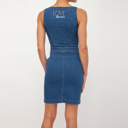 Жіноче плаття  LOVE MOSCHINO VESTITO BLU DENIM