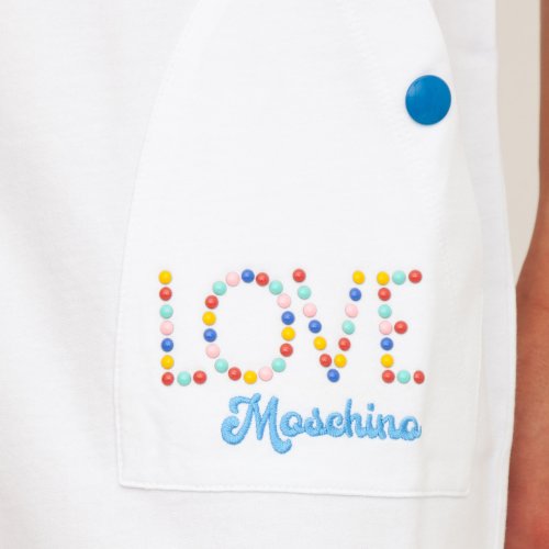 Женское платье LOVE MOSCHINO VESTITO BIANCO