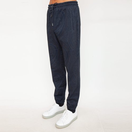 Мужские повседневные брюки ETRO PANTALONE FELPA BLU