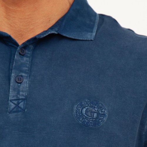 Мужское поло  GUESS JEANS TSHIRT MANICA CORTA BLU