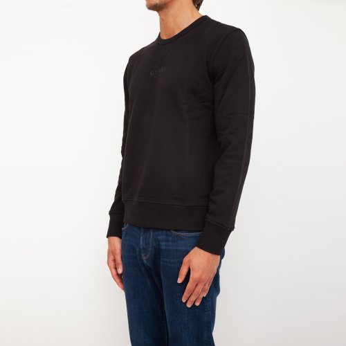 Мужская толстовка GUESS JEANS FELPE MANICA LUNGA NERO